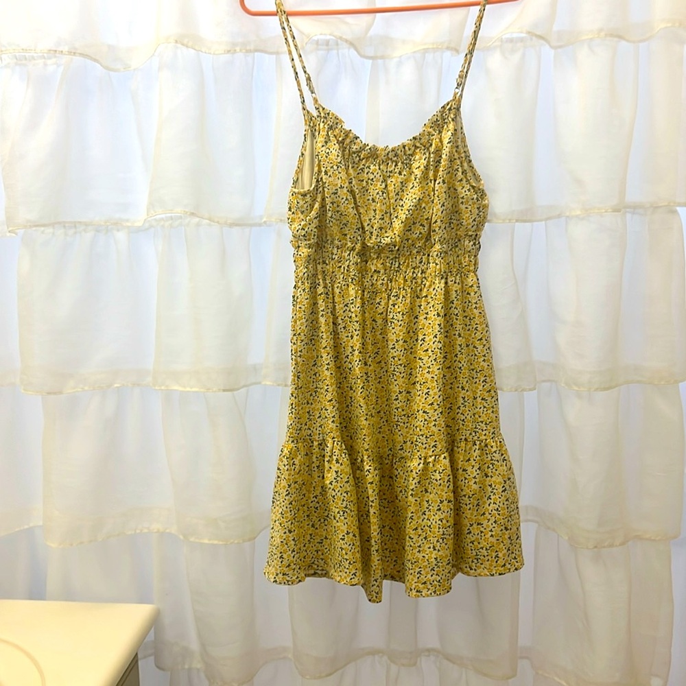 Lulu's Yellow Ruffled Tiered Sundress